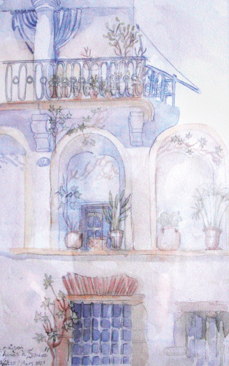 Denis Bourion - Aquarelle